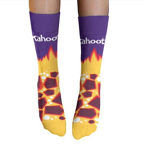 Kahoot! The floor is lava socks – Kahoot! Shop