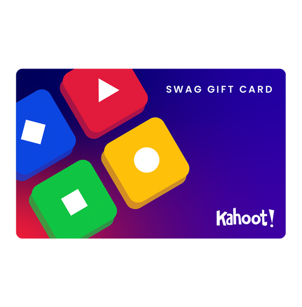 Kahoot! swag shop gift card