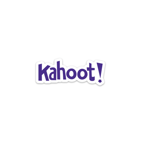 Kahoot! logo sticker